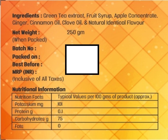 Herbal Secret Instant Honey Apple Green Tea - Image 4