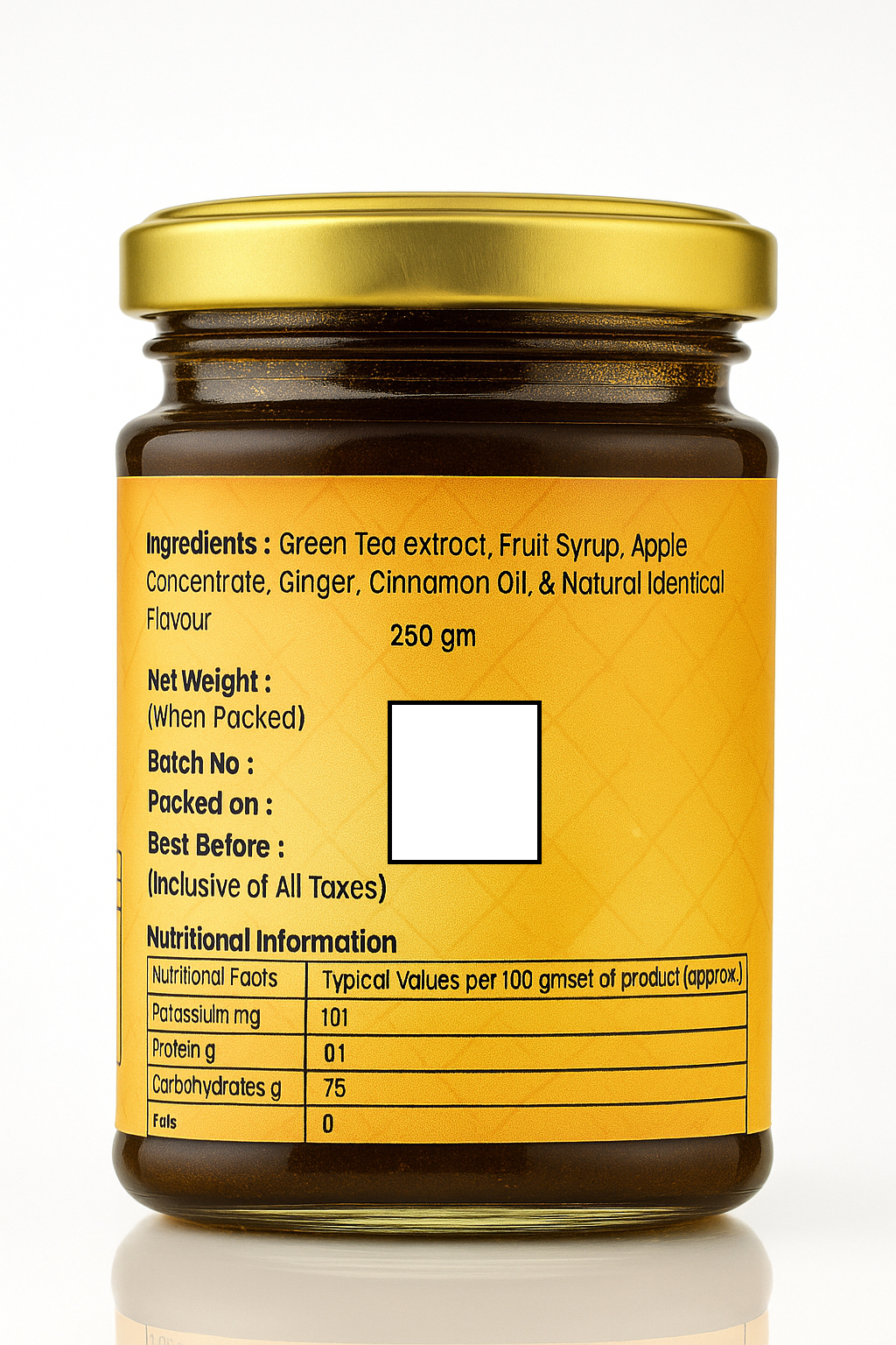 Herbal Secret Instant Honey Apple Green Tea - Image 2